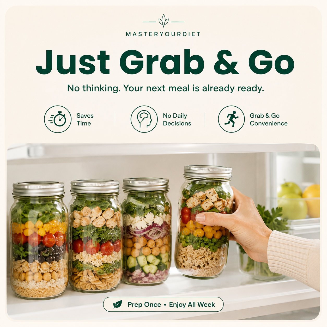 Meal Prep: Jars & Bowls for 7 Days